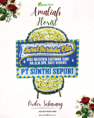 Papan Bunga Duka di Pejeruk