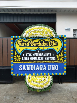 Papan Bunga Duka di Pejeruk